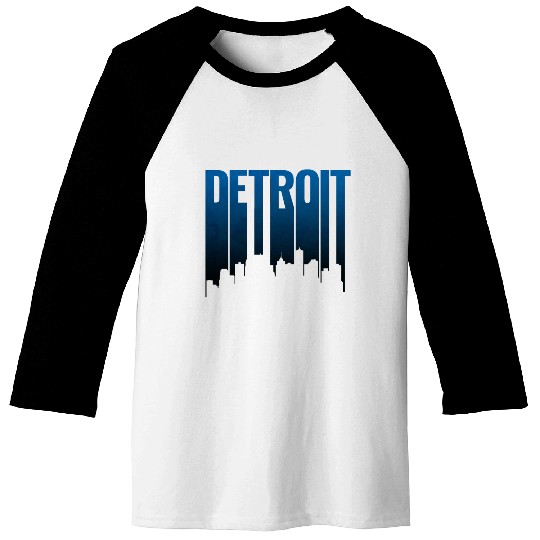 Detroit Michigan Baseball Tees