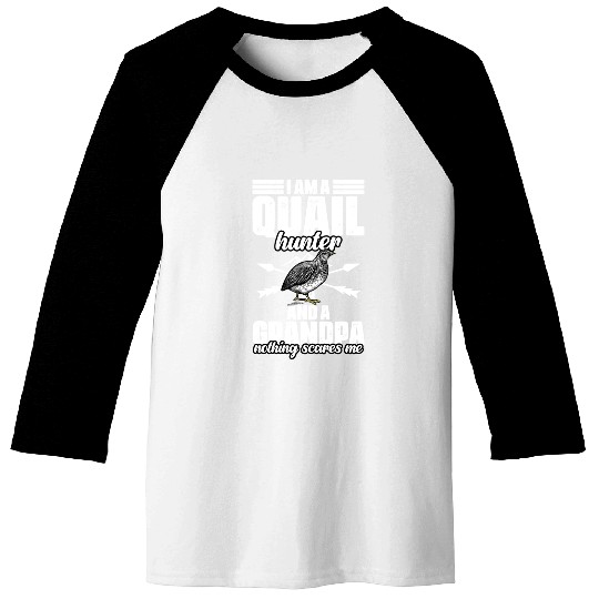 Funny Quail Hunting Hobby For Bobwhite Quail Baseball Tees