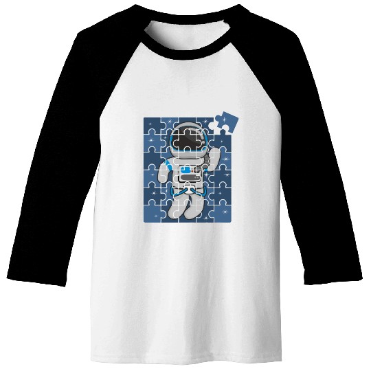 Autism Spaceman Astro Cosmo Space Lover Autism Awa Baseball Tees