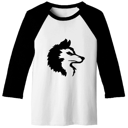 Alpha Wolf Cool Logo Baseball Tees