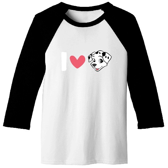 Dalmatians - I Love Dalmatians Baseball Tees