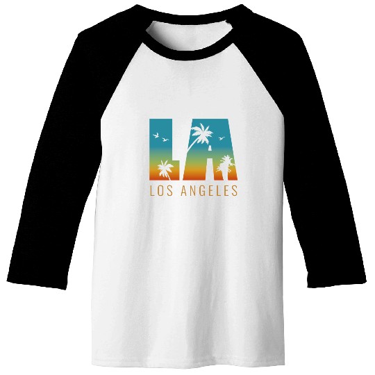 Los Angeles LA California Gift Baseball Tees