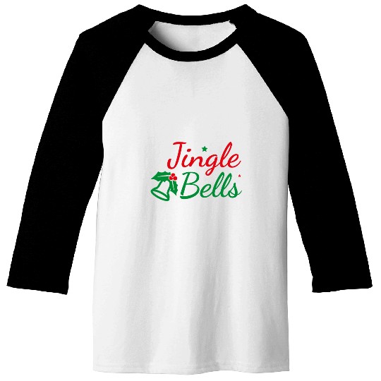 Jingle Bells - Marry Christmas Baseball Tees