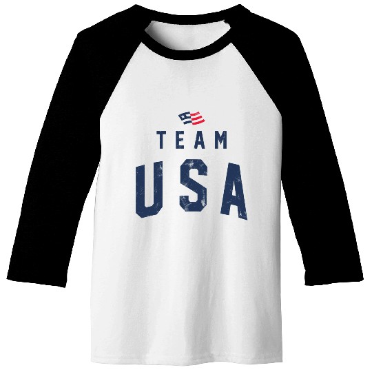 TEAM USA USED LOOK Baseball Tees