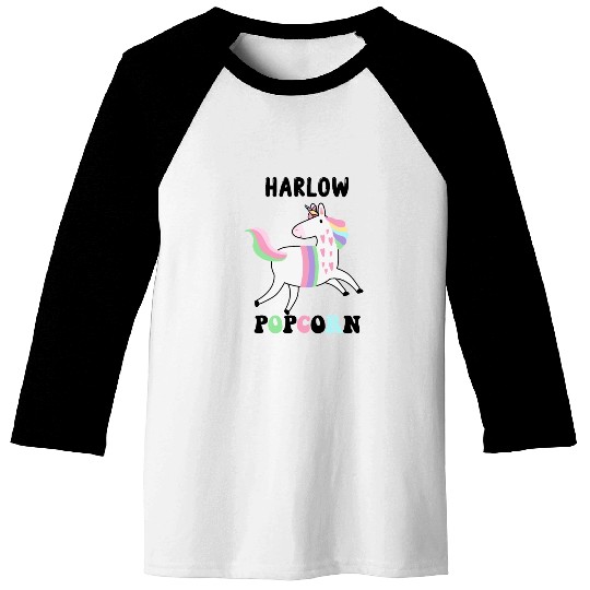 Harlow And Popcorn Merch Popcorn The Pony Baseball Tees