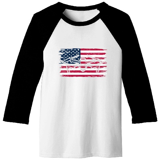 Patriotic Drone Pilot USA Drone Lover Baseball Tees