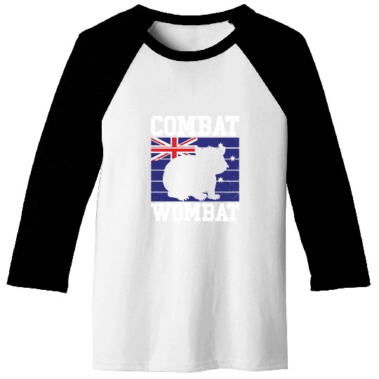 Combat Wombat For A Wombats Lover Baseball Tees