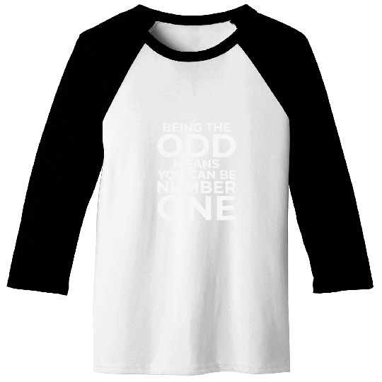 Math Odd Number Mathematics Smart Inspirational Baseball Tees