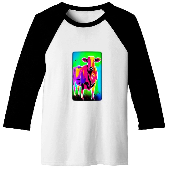 Abstract Cattle, digital painting Baseball Tees