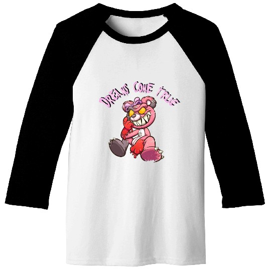 Dream's come true Teddys Horror Halloween Baseball Tees