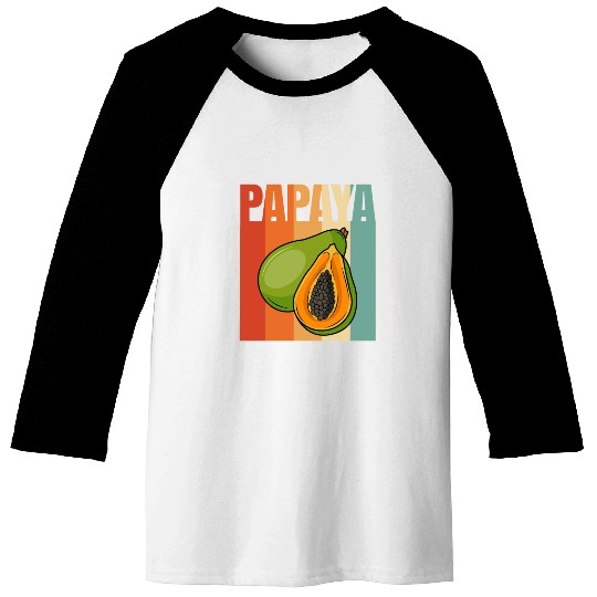 Retro Papaya Baseball Tees