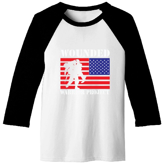 Wounded Warrior Project Us Flag Baseball Tees
