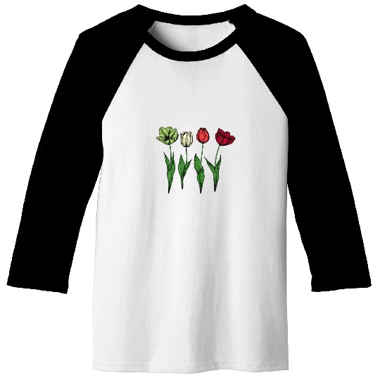 Tulip Gardening Tulips Baseball Tees