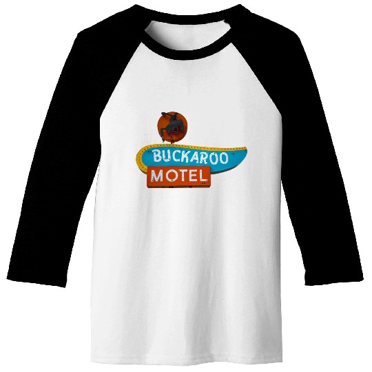 Buckaroo Motel Sign Route 66 Tucumcari New Mexico Baseball Tees