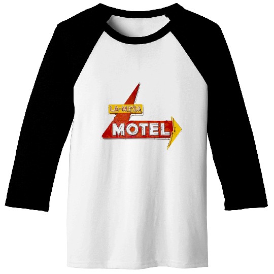 La Mesa Motel Route 66 Santa Rosa New Mexico Baseball Tees