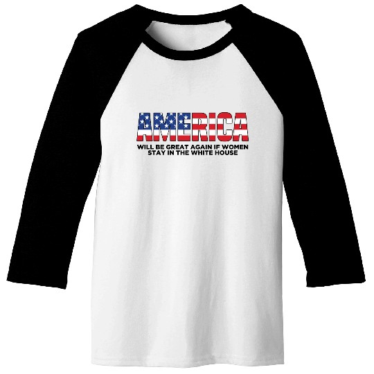 America Will Be Great Again Baseball Tees