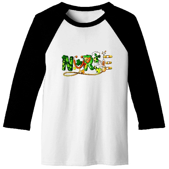 St Patricks Day, Nurse Baseball Tees