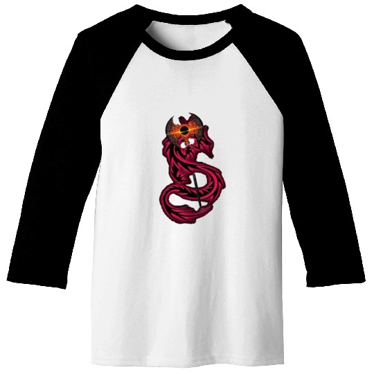 dragon design 3 Baseball Tees