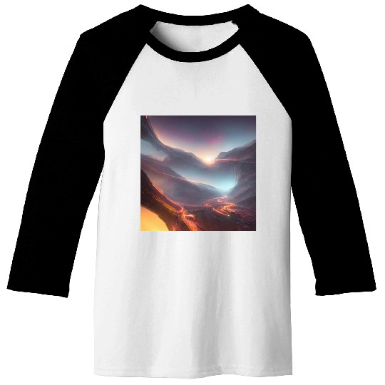 Sunrise at the Tunnel View Point Baseball Tees