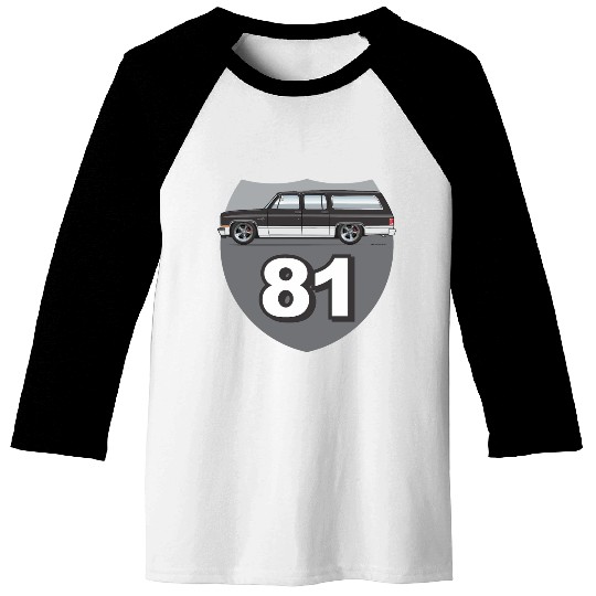 81 Midnight Black Baseball Tees