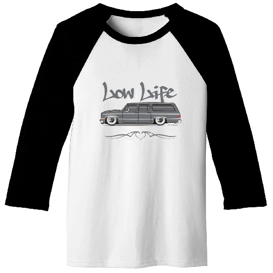 LOWLIFE Charcoal Baseball Tees