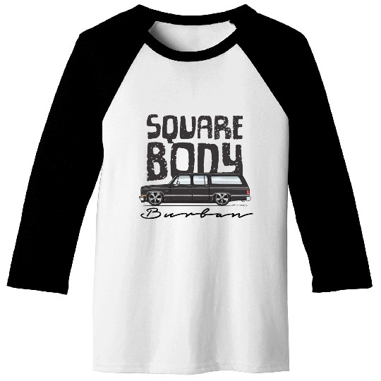 SQUARE Midnight Black Baseball Tees