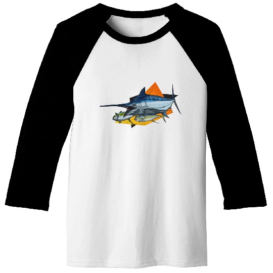 Marlin Baseball Tees Orange n Black