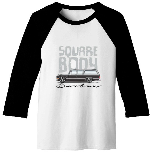 square body Light Silver Baseball Tees