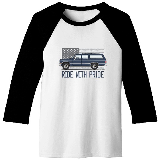 ride Midnight Blue Baseball Tees