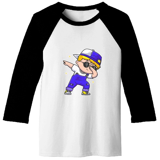 Dabbing Boy Baseball Tees
