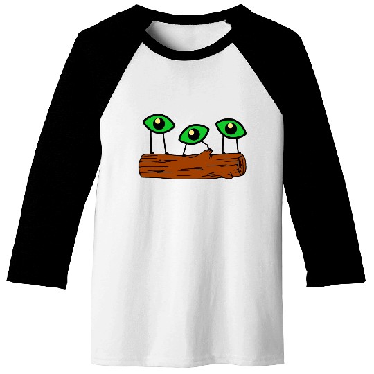 Eyes On Log Baseball Tees