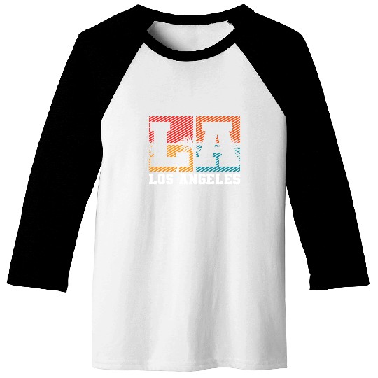 Los Angeles LA California Gift Baseball Tees