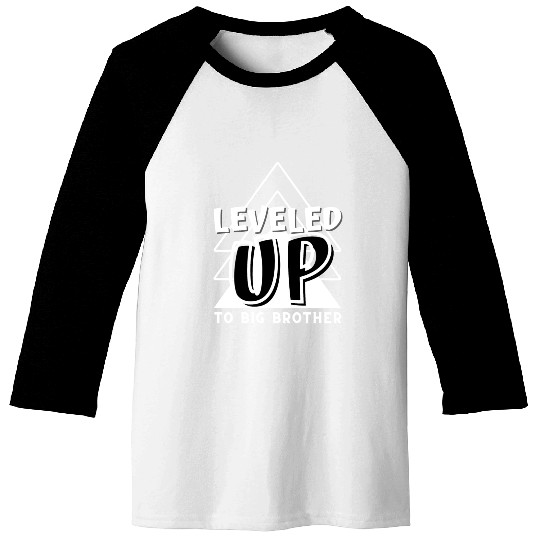Level Up to big brother Baseball Tees