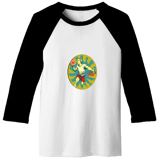 Ultimate Frisbee Retirement Appreciation Pop Art Baseball Tees