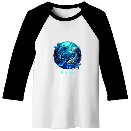 Embrace Your Pisces Identity: Pisces Pride Zodiac Baseball Tees