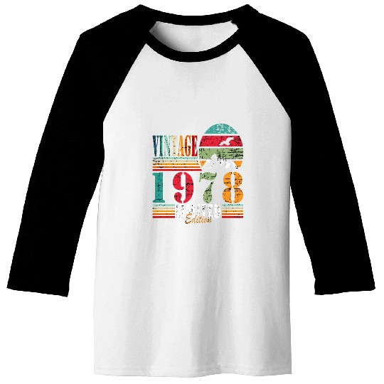 Awesome Since 1978 Birthday Baseball Tees