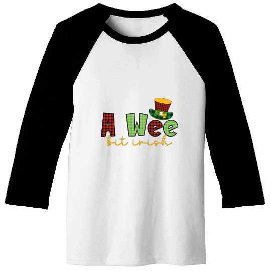 A Wee Bit Irish Sublimation Baseball Tees