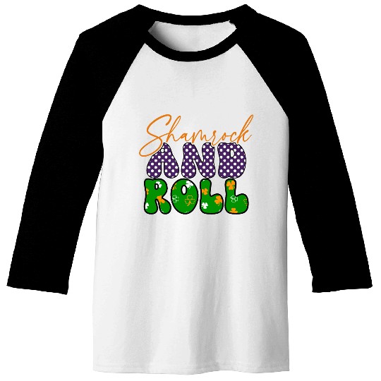 ShamrockPatricks Day Sublimation Baseball Tees