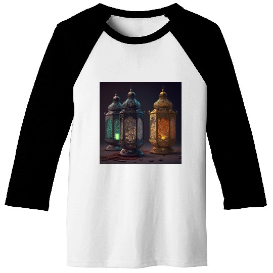 Ramadan lanterns Baseball Tees