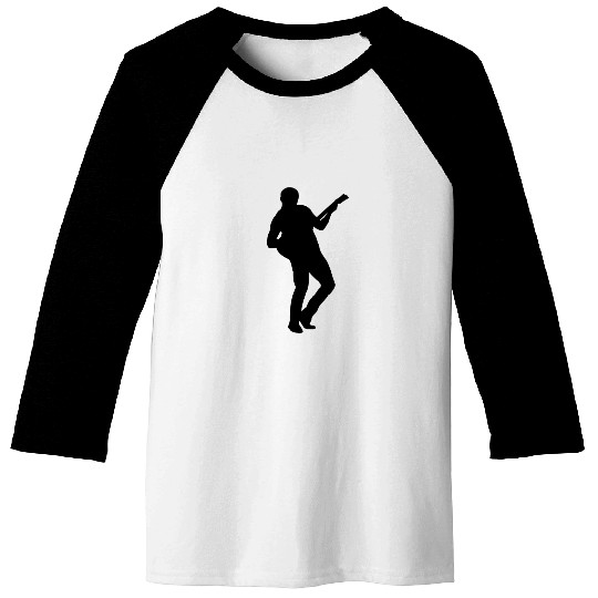 guitar player Baseball Tees