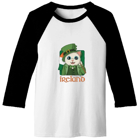 Ireland Neko Baseball Tees