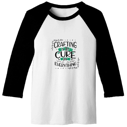 Crafter Gift Cats are the Cure for Everything Baseball Tees