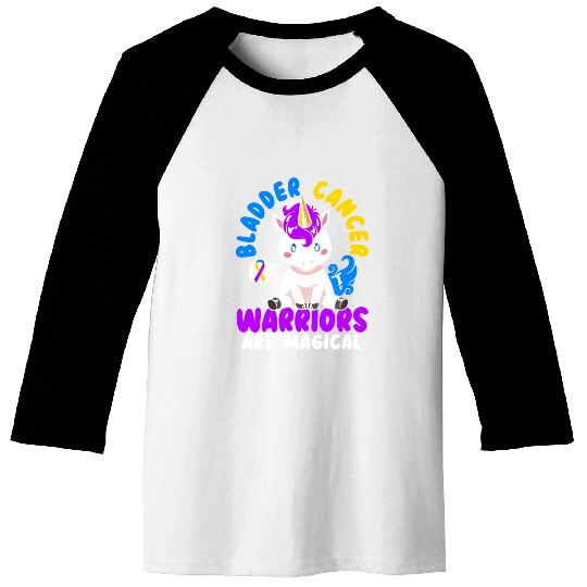 Bladder Cancer Warriors Are Magical Bladder Cancer Baseball Tees