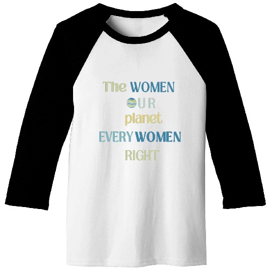Embrace Equity Happy Women's Day Baseball Tees