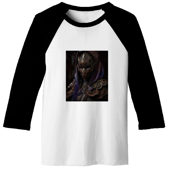 Dark Necromancer Baseball Tees