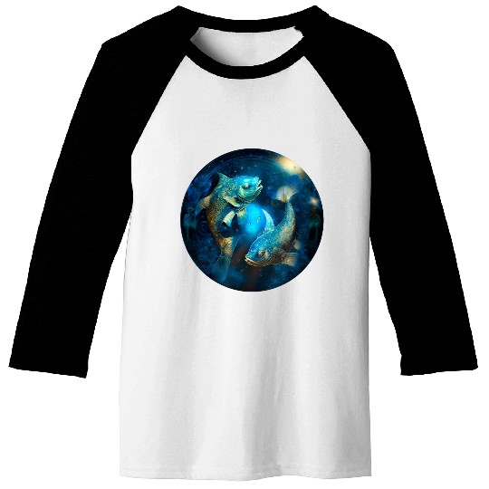 Pisces zodiac sign Baseball Tees