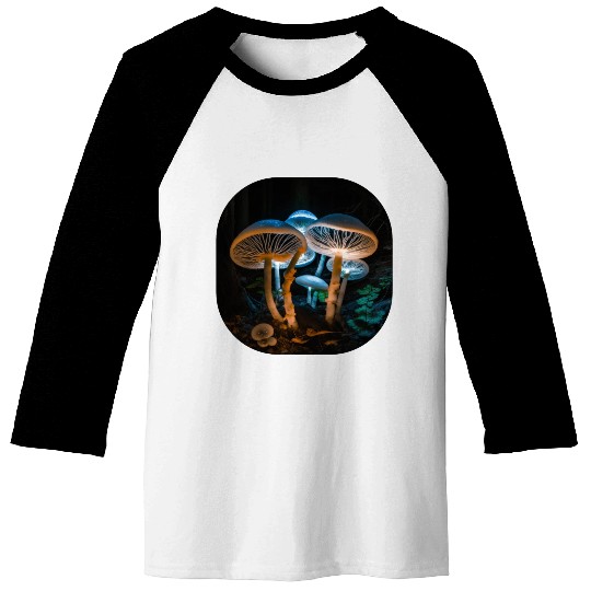 Magic Mushroom Baseball Tees