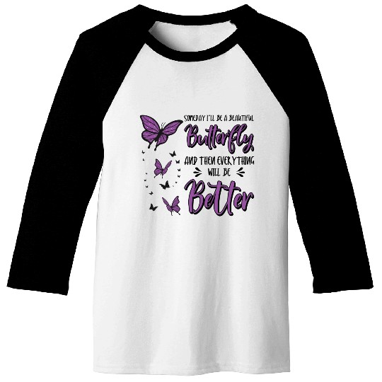 Celestial Butterfly Mystical Butterfly Lover Baseball Tees