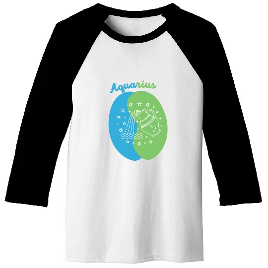 Aquarius: Embrace Your Unique Vision with Minimali Baseball Tees
