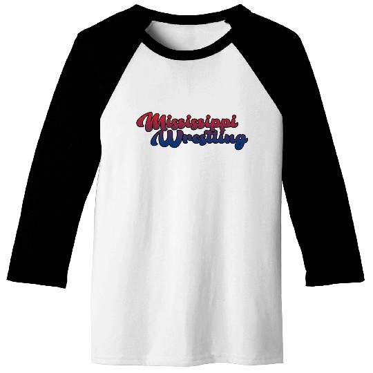 Mississippi Wrestling Baseball Tees